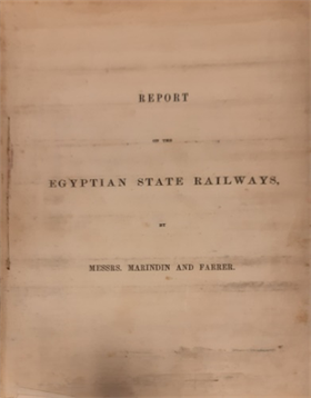 Report on the Egyptian State Railways.